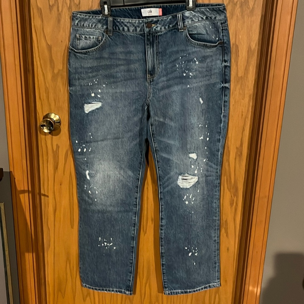CAbi #5884 100%Boyfriend jeans, size 14